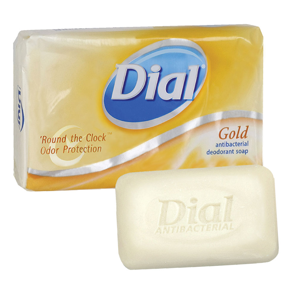 Dial® [00910] Antibacterial Deodorant Bar Hand Soap - Gold - (72) 3.5