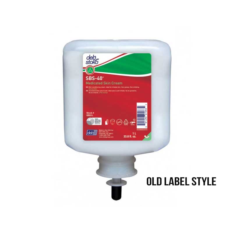 SBS 40 Medicated Skin Cream - 1 Liter Cartridge