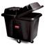 Rubbermaid [4613] Cube & Utility Truck Dome Hinged Lid - Black