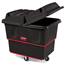 Rubbermaid [4615] Cube & Utility Truck Dome Hinged Lid - Black
