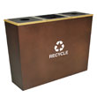 Metro Collection 3-in-1 Recycling Waste Receptacle
