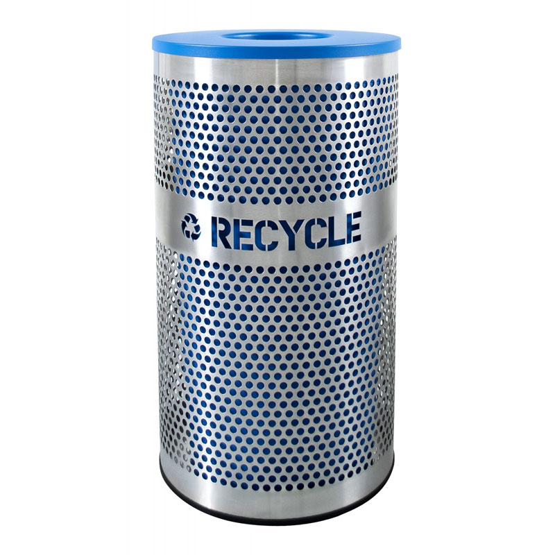 Venue Collection Stainless Steel Recycling Receptacle 