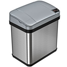 2.5 Gal. Automatic Trash Can - Stainless Steel HLS02SS