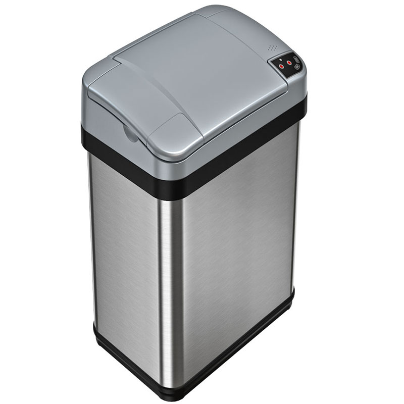 4 Gal. Automatic Trash Can - Stainless Steel HLS04SS