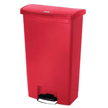 Slim Jim Resin Step-On Waste Container - 8 Gallon