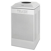 Silhouette Waste Receptacle - Square - 29 Gallon RCPDCR24TSM                                       