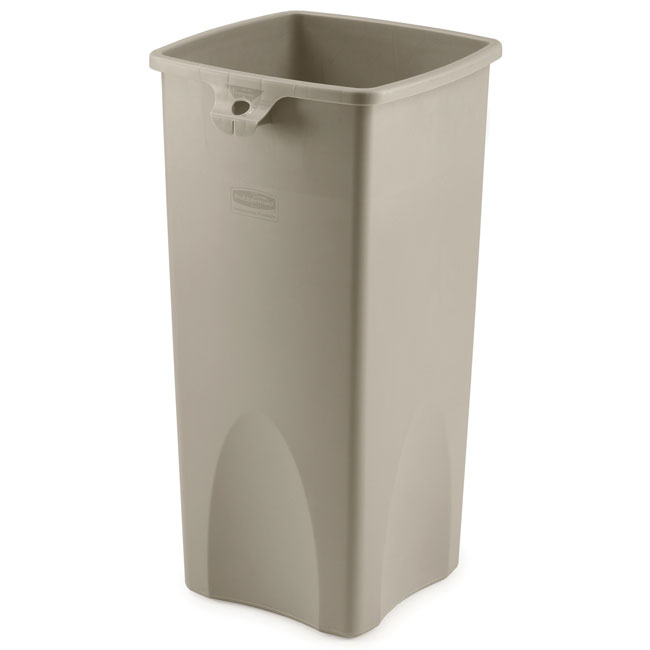 Rubbermaid Commercial Square Container - 23 Gallon - Beige