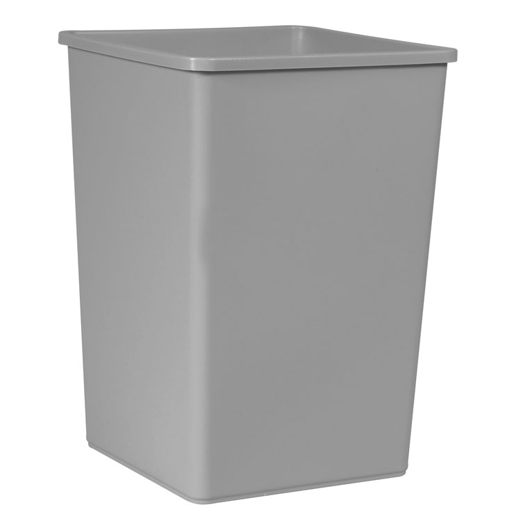 Rubbermaid Commercial Square Container - 35 Gallon - Gray