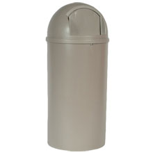 Rubbermaid [8170-88] Marshal® Classic Dome Top Trash Container - 25 Gallon - Beige