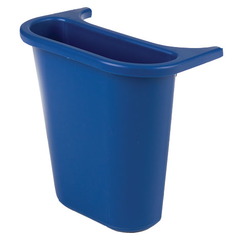 Wastebasket Recycling Side Bin, Blue - 4.75 Quart