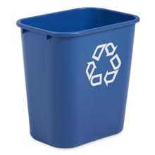 Rubbermaid Deskside Recycling Container - 28 1/8 qt.