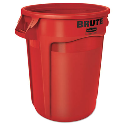 Brute Round Refuse Container - Red - 32 Gallon RCP2632RED                                        
