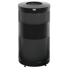 Classics Perforated Open Top Receptacle - 25 Gallon