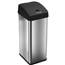 13 Gal. Rectangle Automatic Trash Can - Stainless Steel HLS13MX