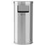 9 Gal. Side Entry Half Round Trash Bin w/ Steel Inner Liner HLSC01G09A