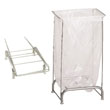 R&B Wire Stationary Collapsible Tension Frame Hamper