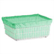 Gray Green Nylon Laundry Cart Liner - D, E & G Baskets