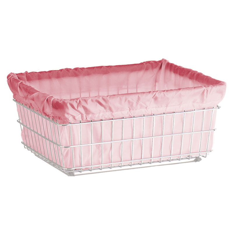 R&B Wire Laundry Cart Antimicrobial Basket Liner - Mauve