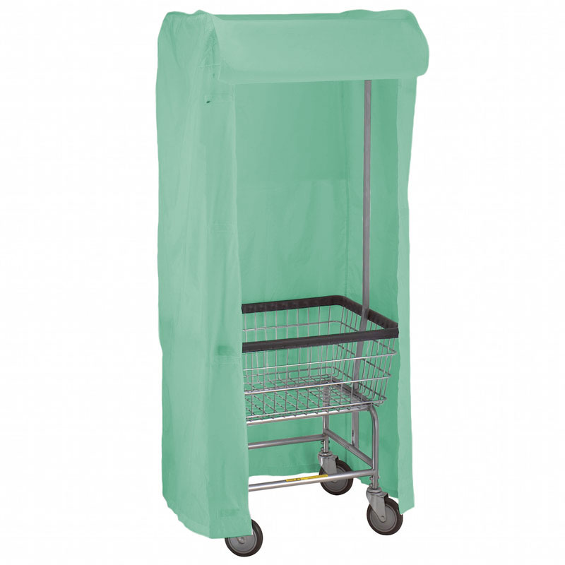 100E58 Gray Green Support Frame Laundry Cart Cover