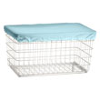 R&B Wire Laundry Cart Antimicrobial Cover Cap - F Baskets - Blue