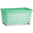 Gray Green Nylon Laundry Cart Liner - F Baskets