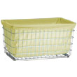 R&B Wire Laundry Cart Nylon Basket Liner - F Baskets - Yellow
