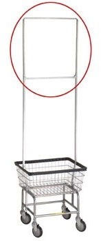 R&B Wire Metal Laundry Cart One Piece Rack Extender