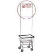 R&B Wire Metal Laundry Cart One Piece Rack Extender w/ Sign