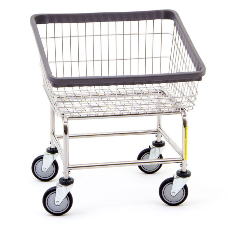 R&B Wire 100T Front Load Wire Frame Metal Laundry Cart