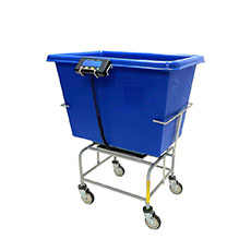 R&B Wire RB51PL Mobile Laundry Scale with Poly Tub – 250 lb Capacity RB-RB51PL