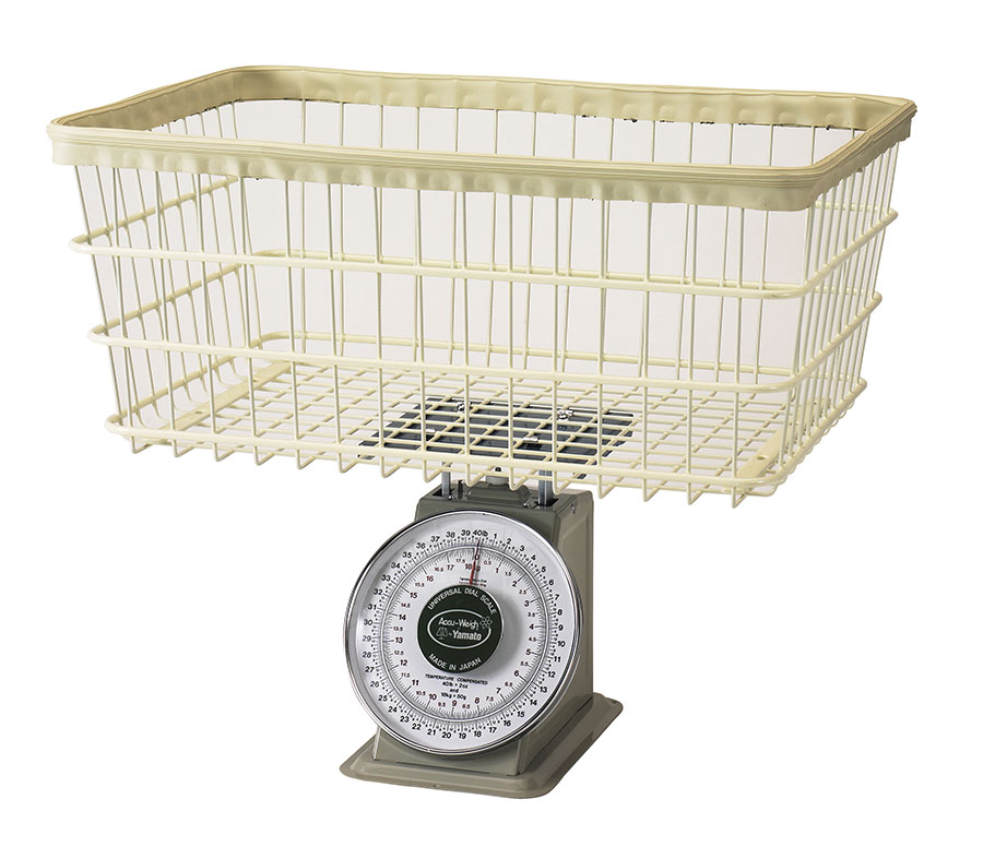 R&B Wire Analog Display Laundry Scale - 40 lb. Capacity