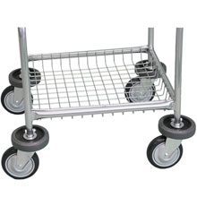 R&B Wire Metal Laundry Cart Base Bumper Kit