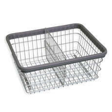 F Metal Wire Frame Laundry Cart Basket - 4 1/2 Bushel