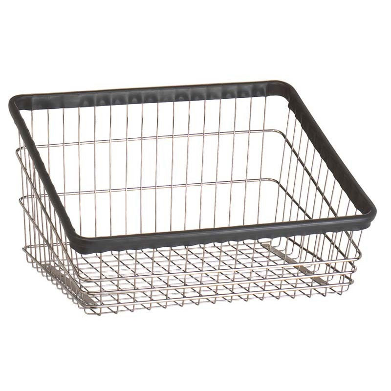 R&B Wire T Replacement Front Loading Laundry Cart Basket - 2 1/4 Bushel