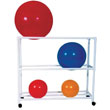 7000 Series Mobile Therapy Ball Storage Rack