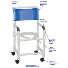 22" x 40" Shower Chair - 300 lbs Capacity