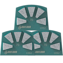 Quick Tool XT5 Segments Diamonds - 70 Grit - 3 Pack OF-298972