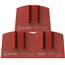 Quick Tool RipTip Floor Tool - 25 Grit, 2 Segment - 3 Pack OF-600857