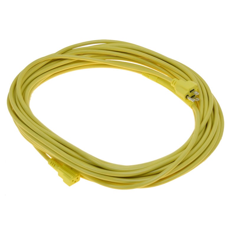 104284 Pro-Team 50' Power Cord - Yellow w/Strain Relief Clasp - UnoClean