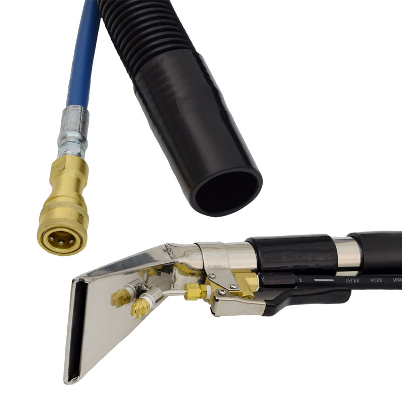 2 stage vacuum motor ametek carpet cleaning 2 inch male hose adapter tape on 