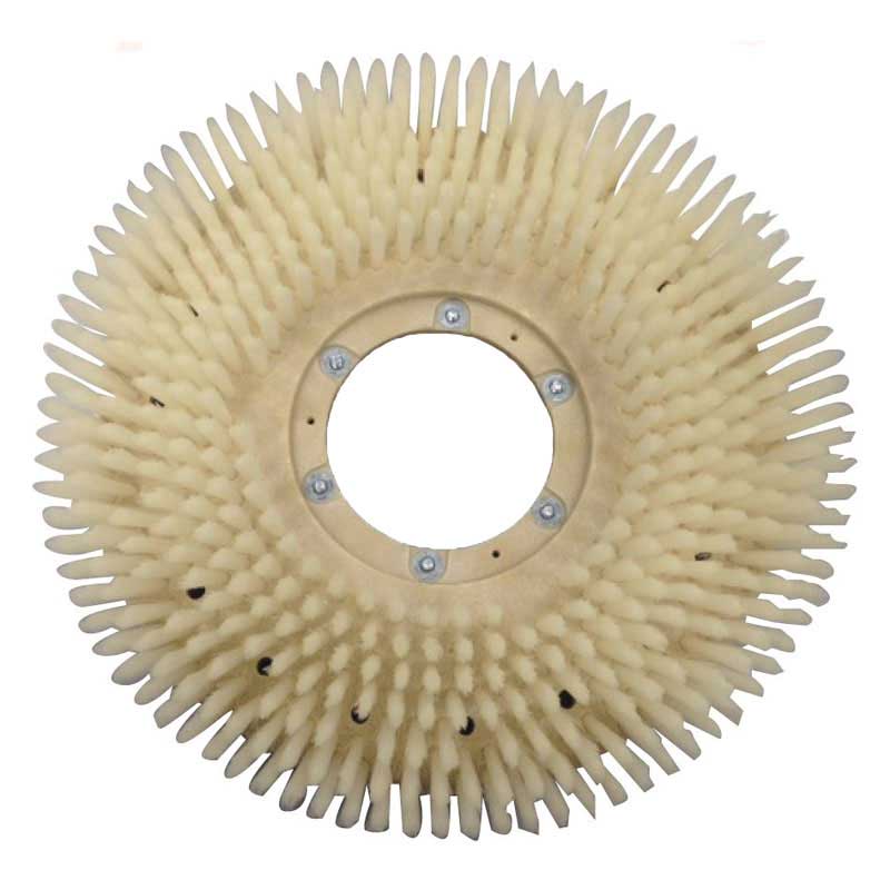Rubber Gym Mat Rotary Brush 17 Inch Light Scrubbing Brush UnoClean