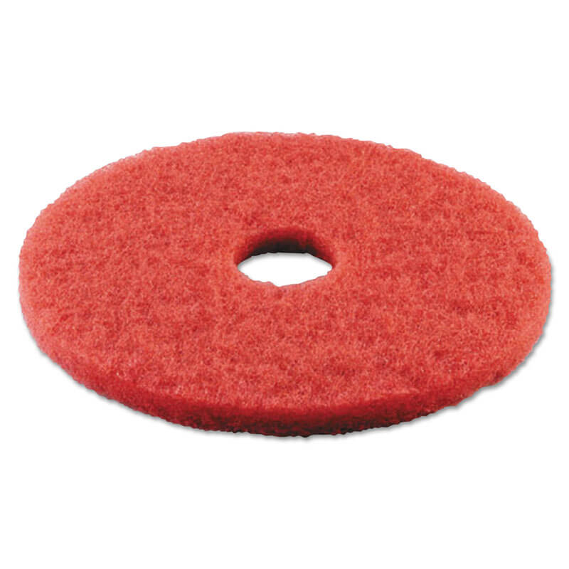 Premiere Pads Floor Machine Spray Buffing Pad - Red - (5) 19