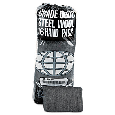 Industrial-Quality Steel Wool Hand Pads - #2 Medium Coarse