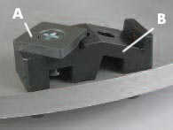 (A) Carbide Cutter / (B) Carbide Insert Holder