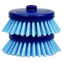 4" Blue Scrub Brush - .040" Bristle Diameter - (2)