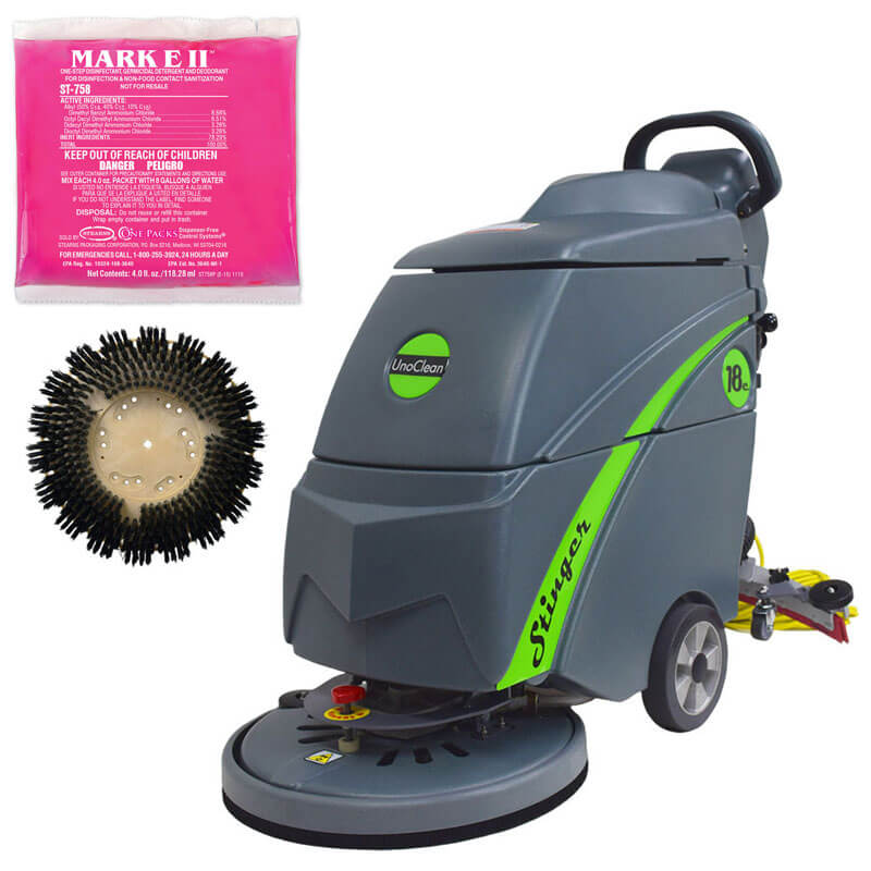 Disinfecting Electric Floor Auto Scrubber Kit