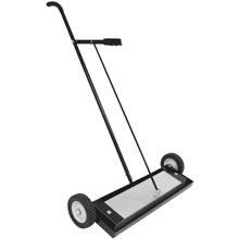 Master Magnetics MFSM24RX Push-Type Magnetic Sweeper with Release - 24" Width