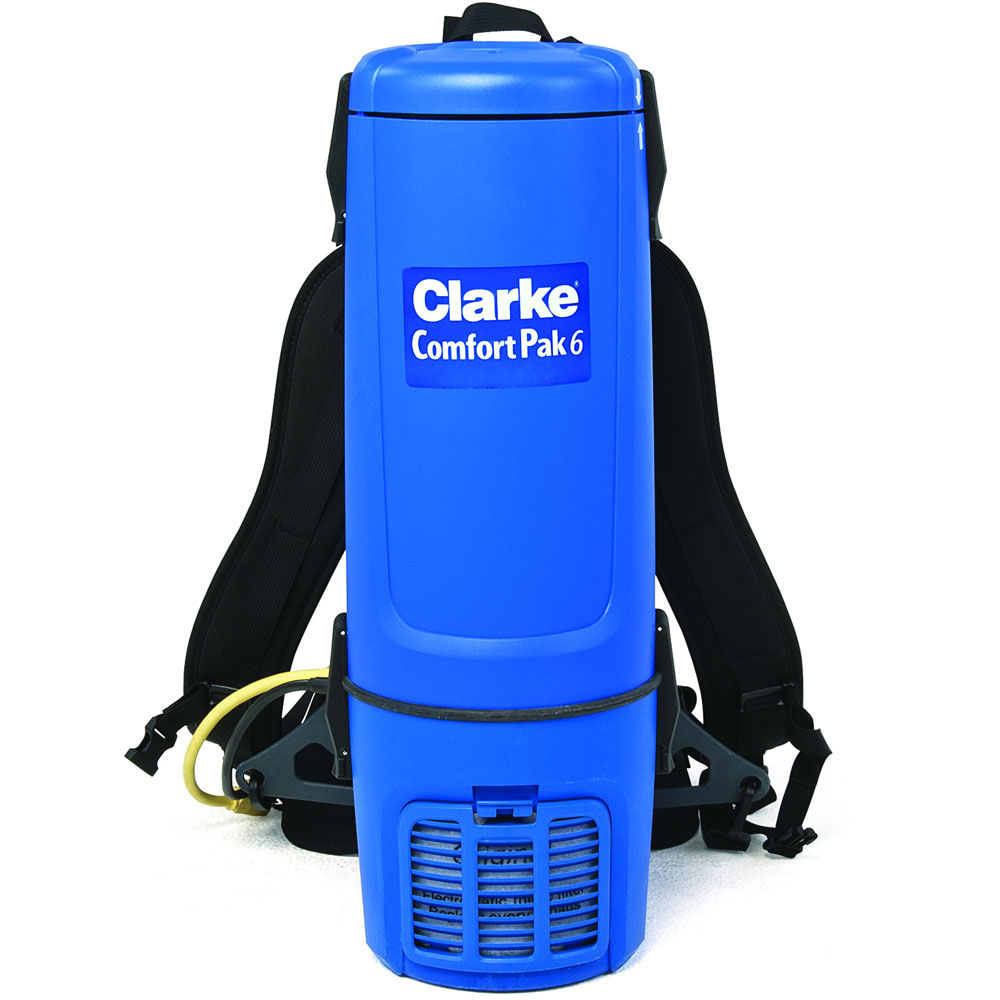 Clarke 6 Quart Back Pack Vacuum Cleaner with Tool Kit CLK-9060610010