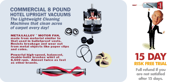 Oreck U2000 Series Commercial Upright Vacuum