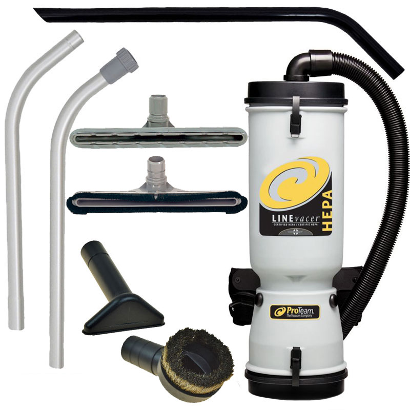 LineVacer HEPA Backpack Vacuum w/ Remediation Tool Kit